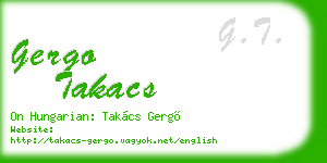 gergo takacs business card