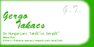 gergo takacs business card